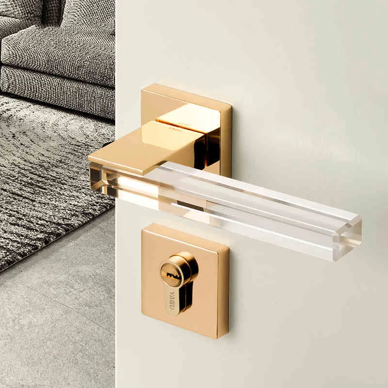 Furniture Hardware Lock - Hot Sale Modern Crystal Mute Room