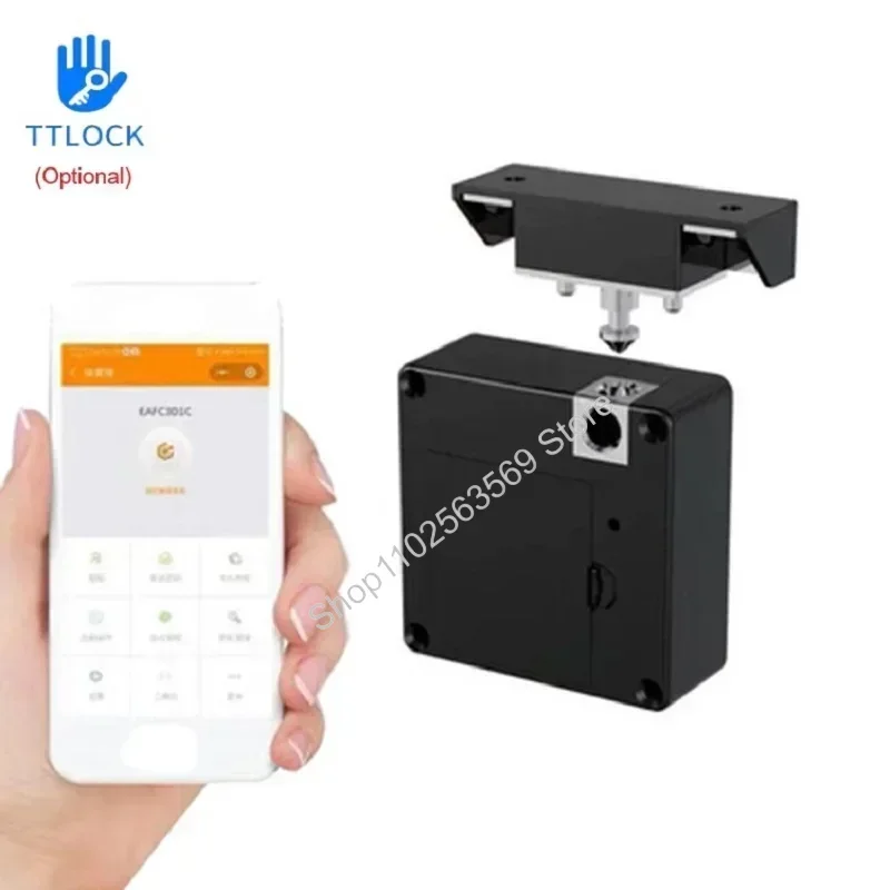 Furniture Hardware Tools - Smart Wood Door Lock Keyless Invisible