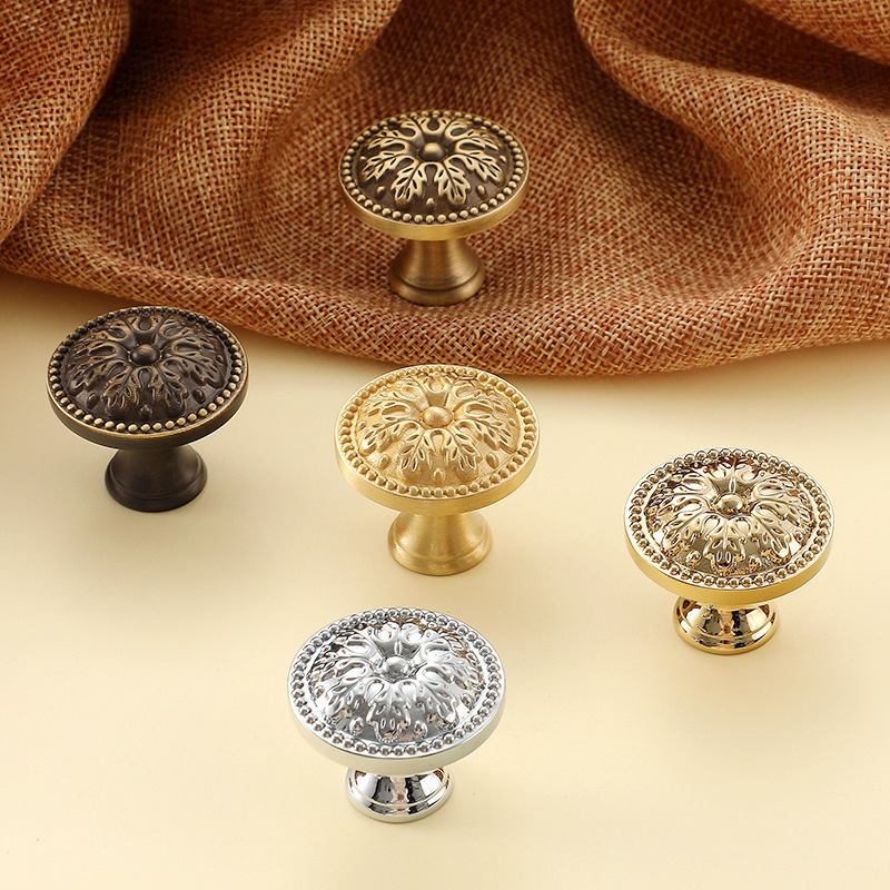 1pcs Satin Brass Cabinet Door  – обзор и цена Furniture Hardware Knobs