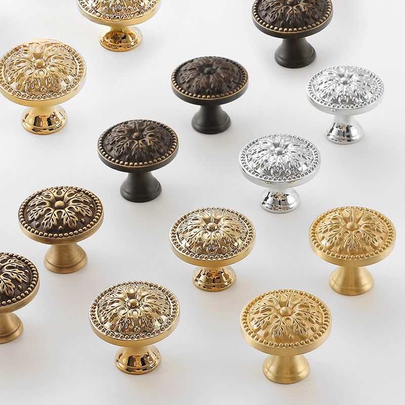 1pcs Satin Brass Cabinet Door  – обзор и цена Furniture Hardware Knobs