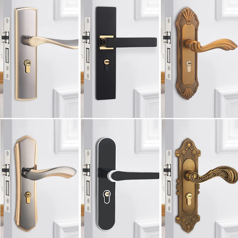 Bedroom Wooden Door Lock Set H – обзор и цена Furniture Hardware Tools