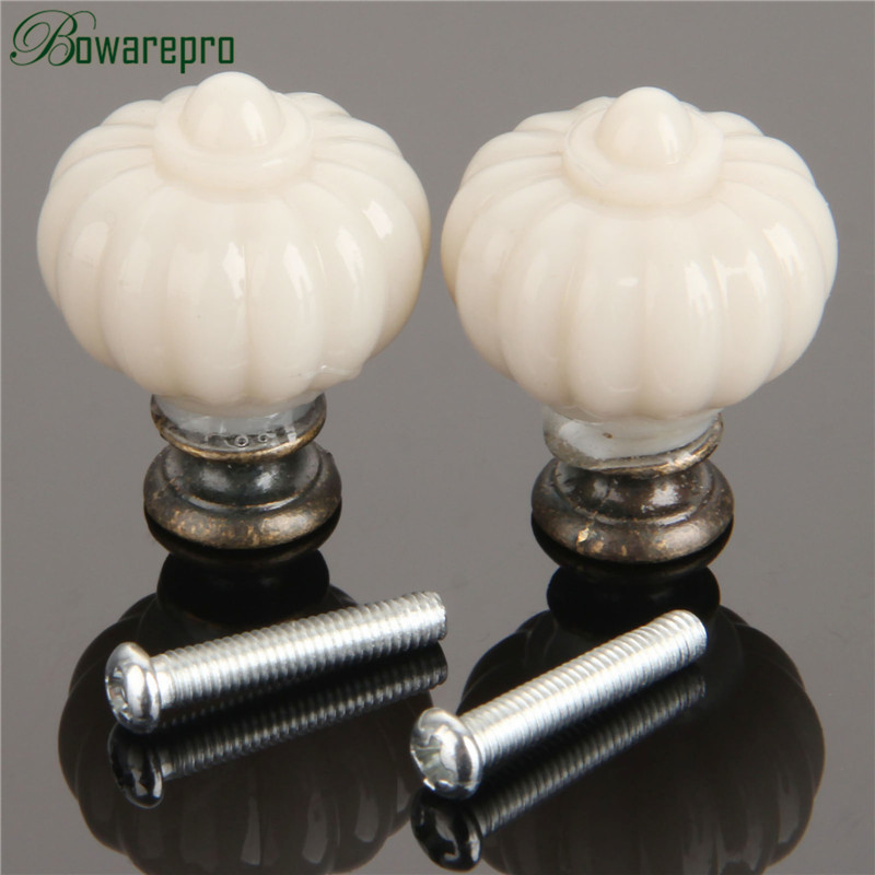 1Pc Acrylic Ivory White Pumpki – обзор и цена Furniture Hardware Knobs