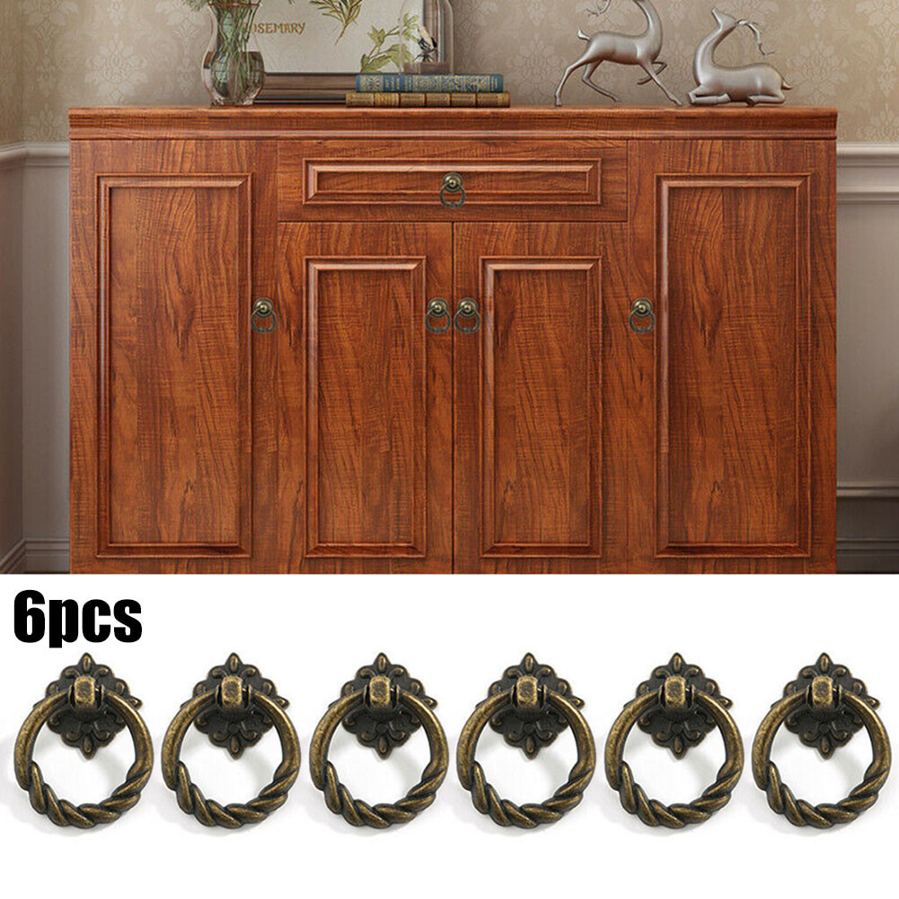 6PC Cabinet Knobs Retro Vintag – обзор и цена Vintage Furniture Hardware Pulls