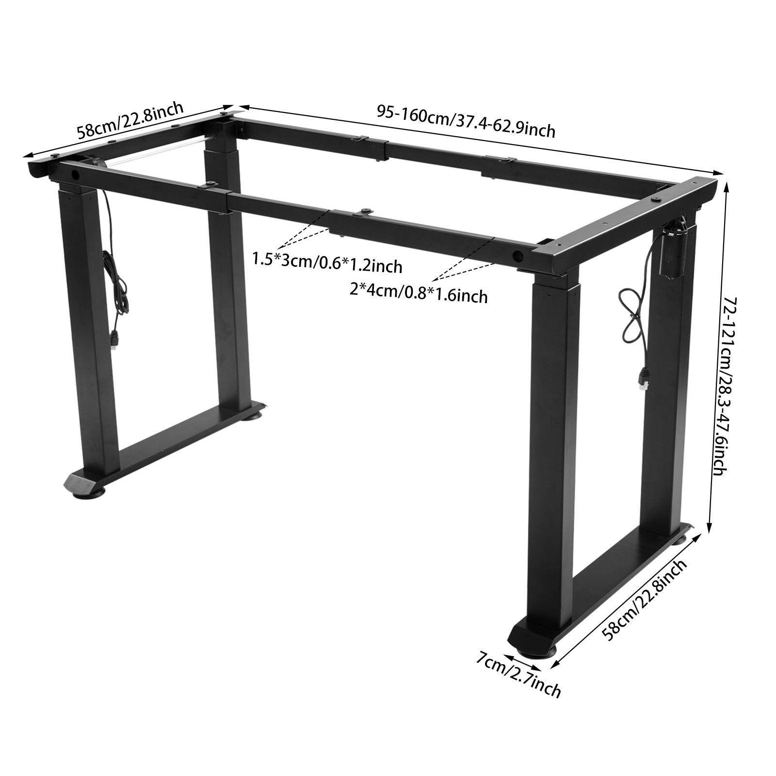58W DC 24V 4A 4-Legs Standing  – обзор и цена Furniture Quality Control