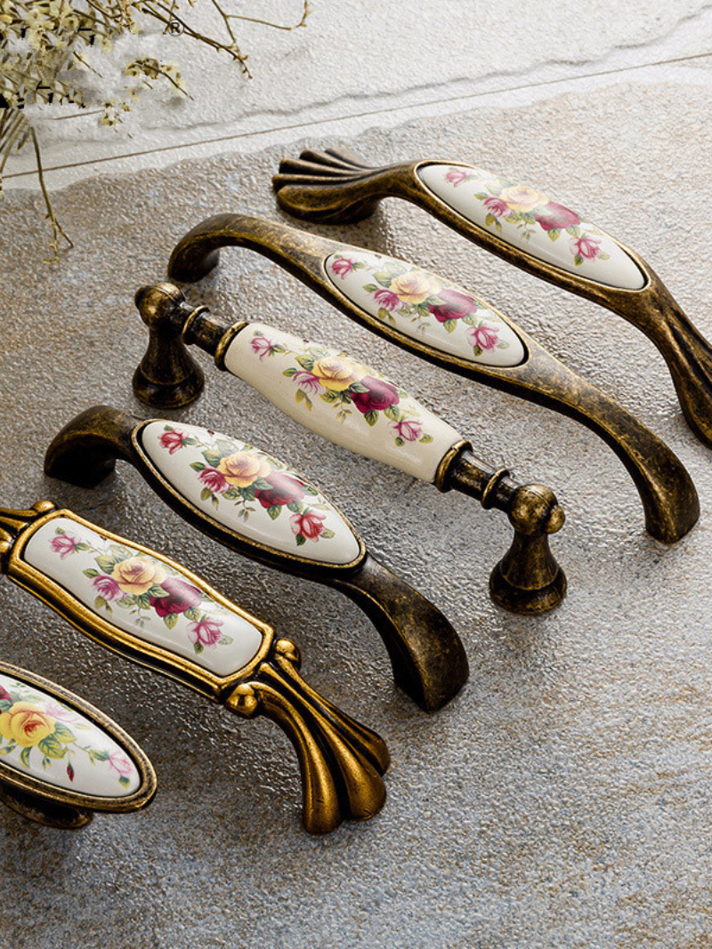 Vintage Ceramic Handle Antique – обзор и цена Vintage Furniture Hardware Pulls
