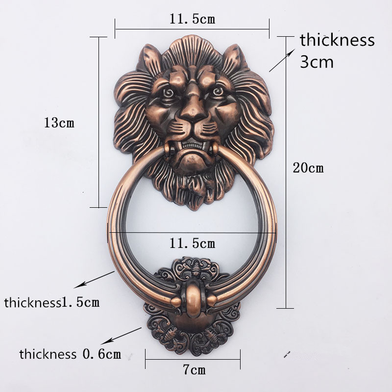 Antique Bronze Lion Head Handl – обзор и цена Furniture Hardware Knobs