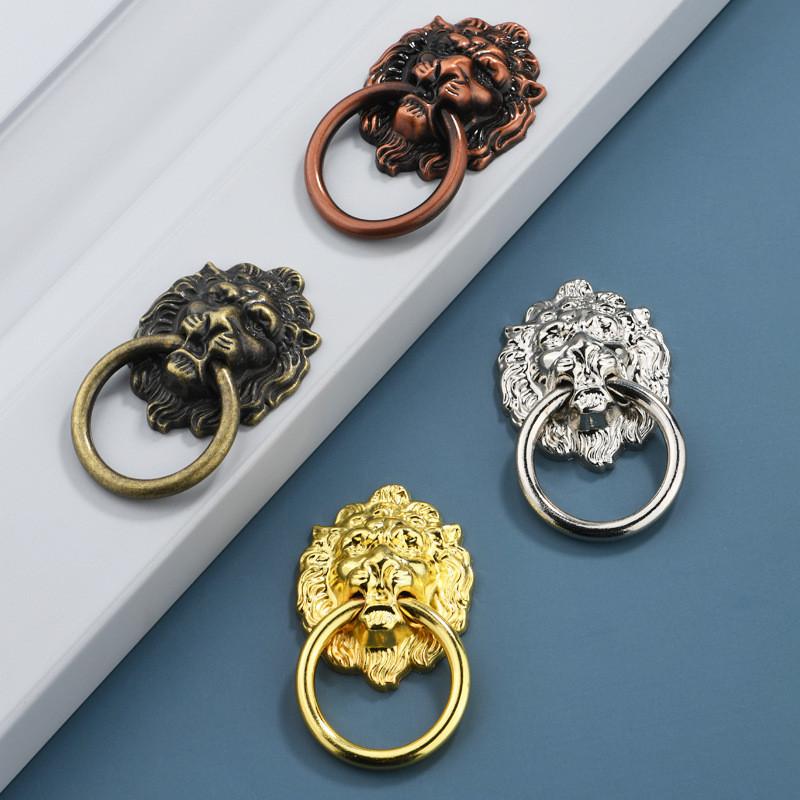 4-1PC Lion Head Knob Antique B – обзор и цена Vintage Furniture Hardware Pulls