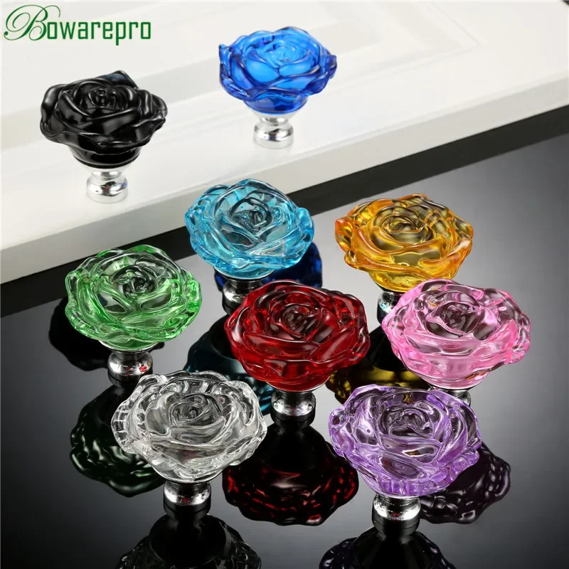 bowarepro 50MM Crystal Rose Gl – обзор и цена Furniture Hardware Knobs