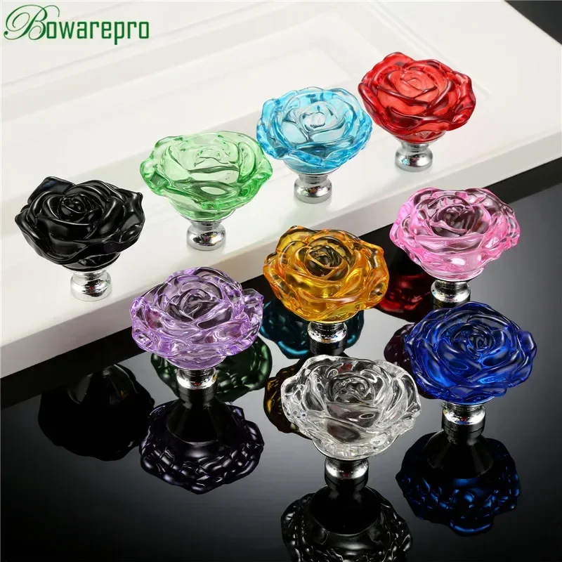 bowarepro 50MM Crystal Rose Gl – обзор и цена Furniture Hardware Knobs