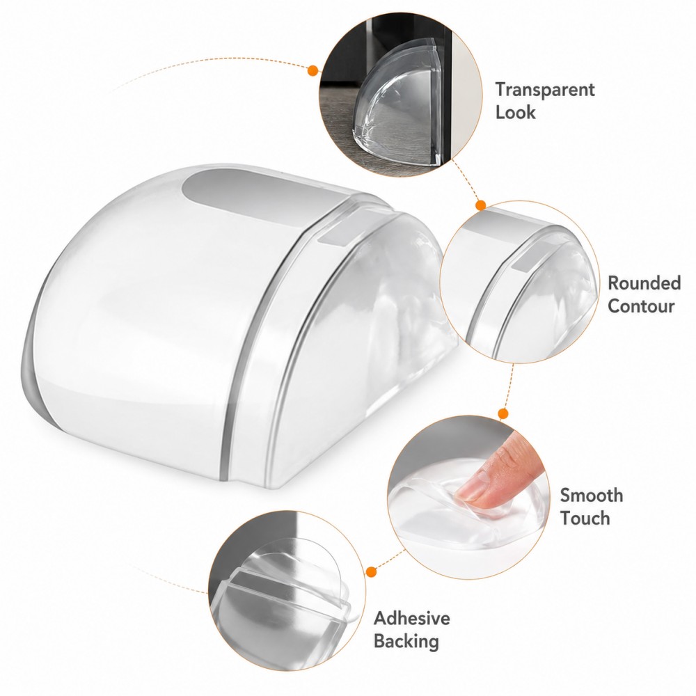 Transparent Silicone Doorstop  – обзор и цена Furniture Hardware Parts