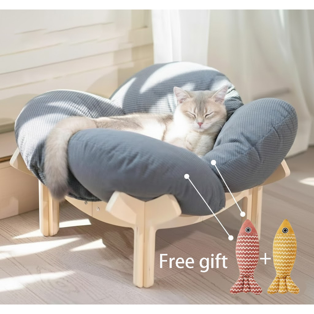 Padded Wooden Elevated Cat Bed – обзор и цена Furniture Hardware Tools