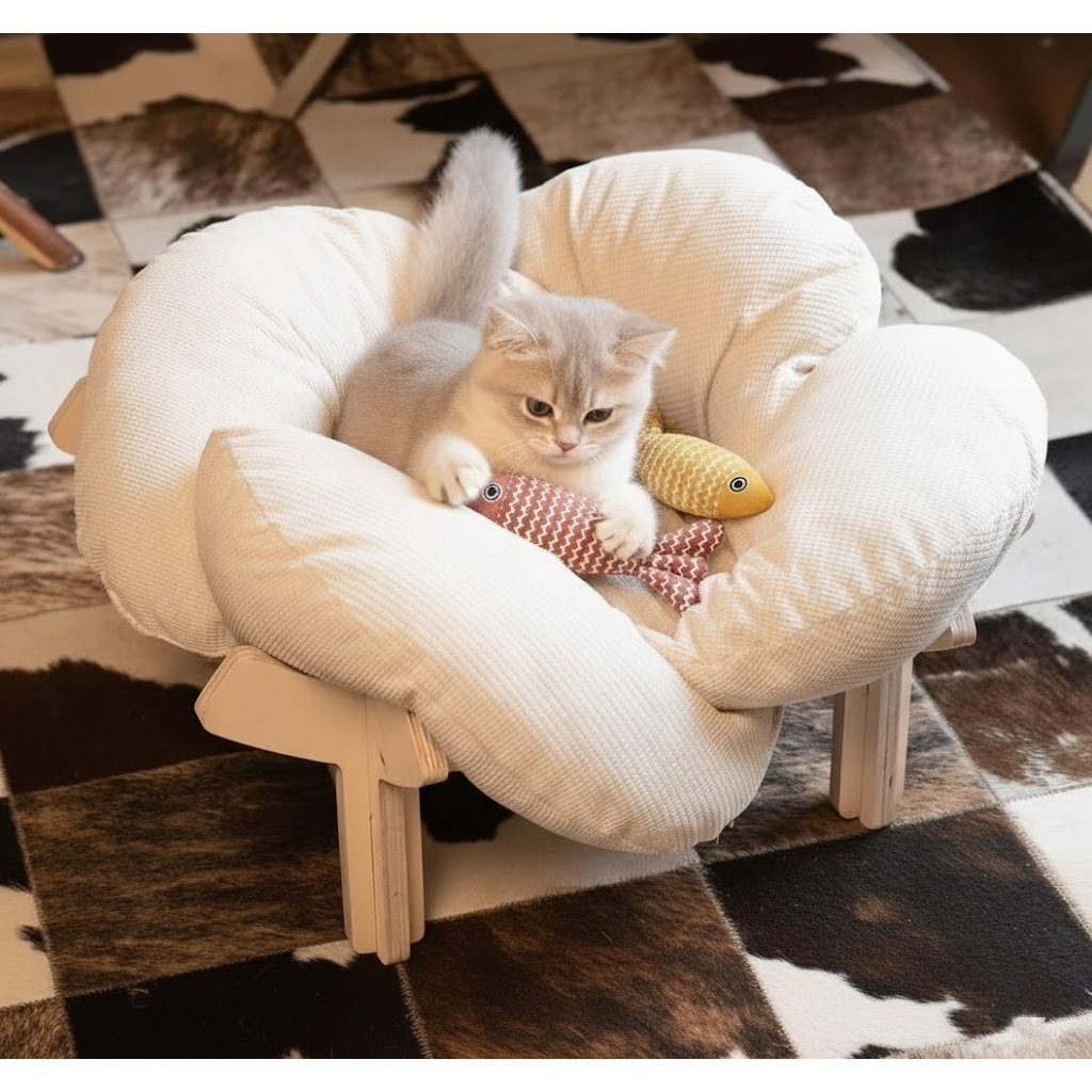 Padded Wooden Elevated Cat Bed – обзор и цена Furniture Hardware Tools