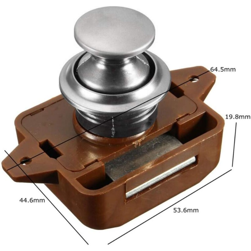 Camper Car Push Lock 20mm RV C – обзор и цена Furniture Hardware Lock