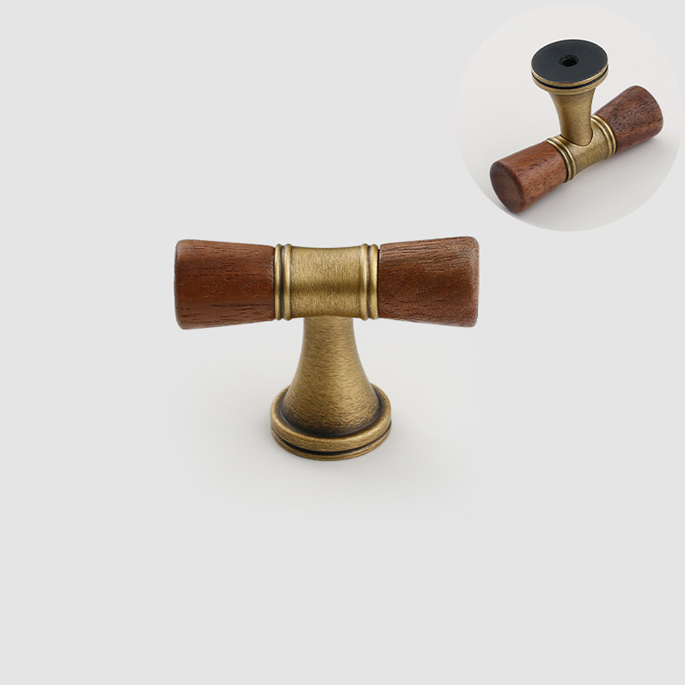 Vintage Walnut Brass Handle Ro – обзор и цена Vintage Furniture Hardware Pulls