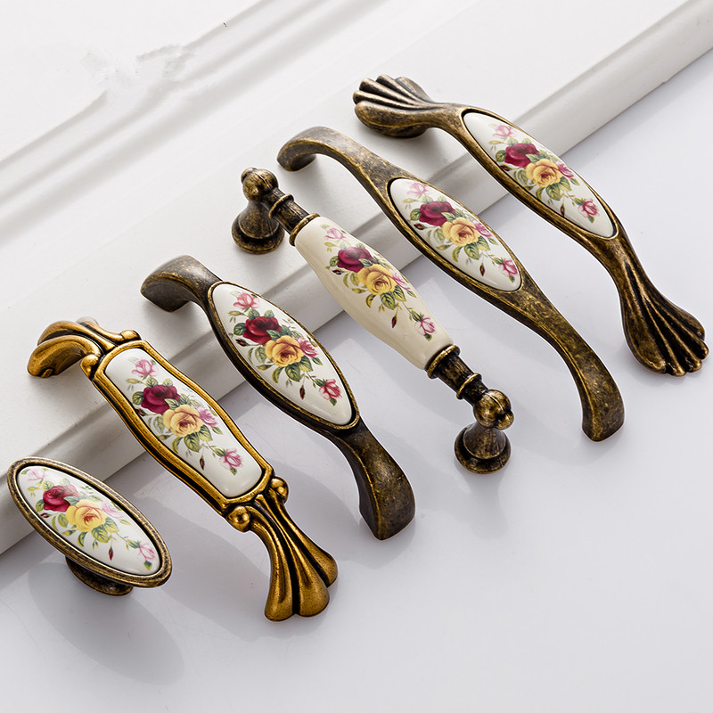 Vintage Ceramic Handle  Cabine – обзор и цена Vintage Furniture Hardware Pulls