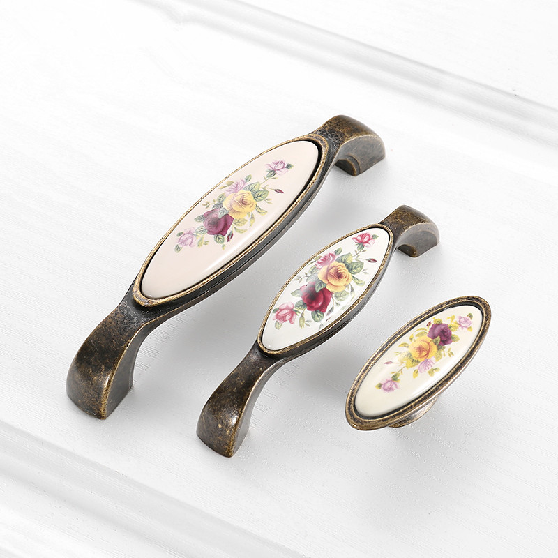 Vintage Ceramic Handle  Cabine – обзор и цена Vintage Furniture Hardware Pulls