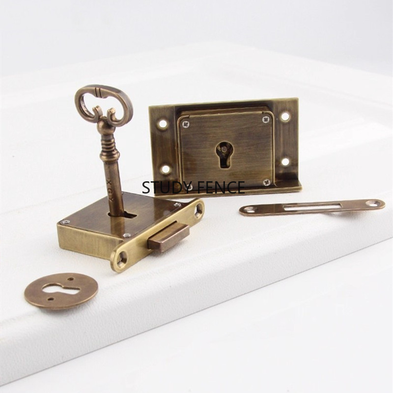 1PC Antique Metal Drawer Lock  – обзор и цена Furniture And Hardware
