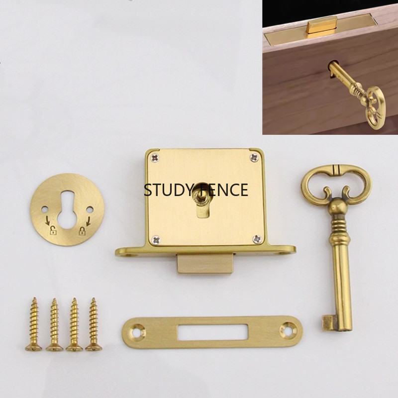 1PC Antique Metal Drawer Lock  – обзор и цена Furniture And Hardware