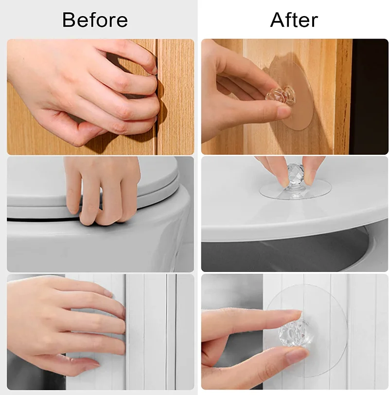 2/10Pcs Punch-free Drawer Knob – обзор и цена Furniture Hardware Tools
