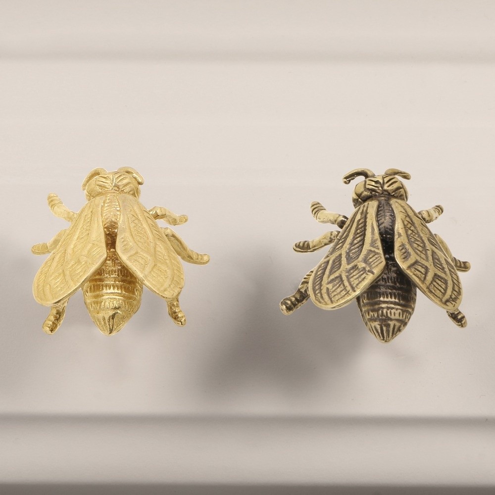 Retro Bee Brass Handle Furnitu – обзор и цена Vintage Furniture Hardware Pulls