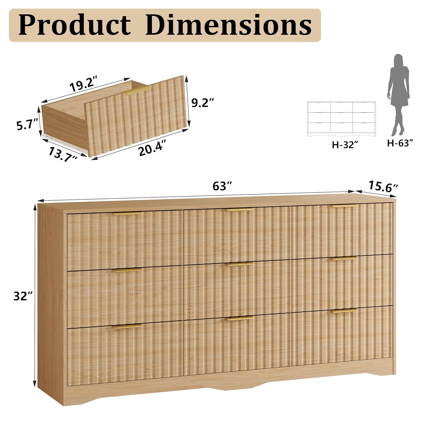 9 Drawer Dresser & Nightstand  – обзор и цена Furniture Hardware Parts