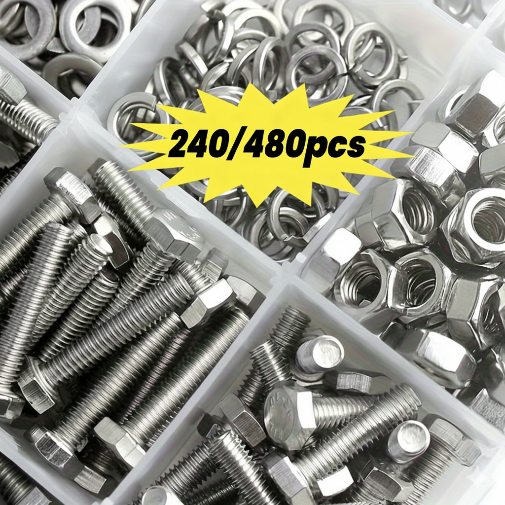 240Pcs Stainless Steel Hex Bol – обзор и цена Furniture And Hardware