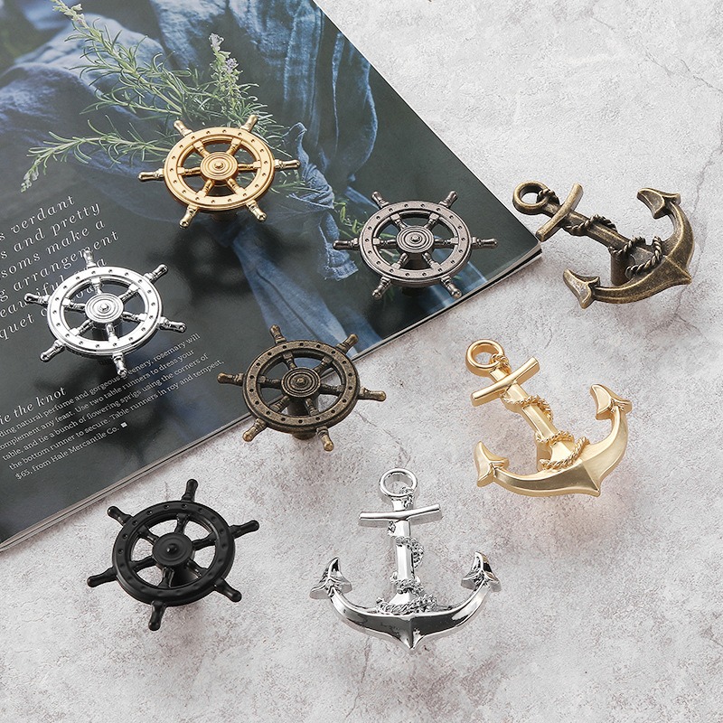 Vintage Anchor Ship Wheel Cabi – обзор и цена Vintage Furniture Hardware Pulls