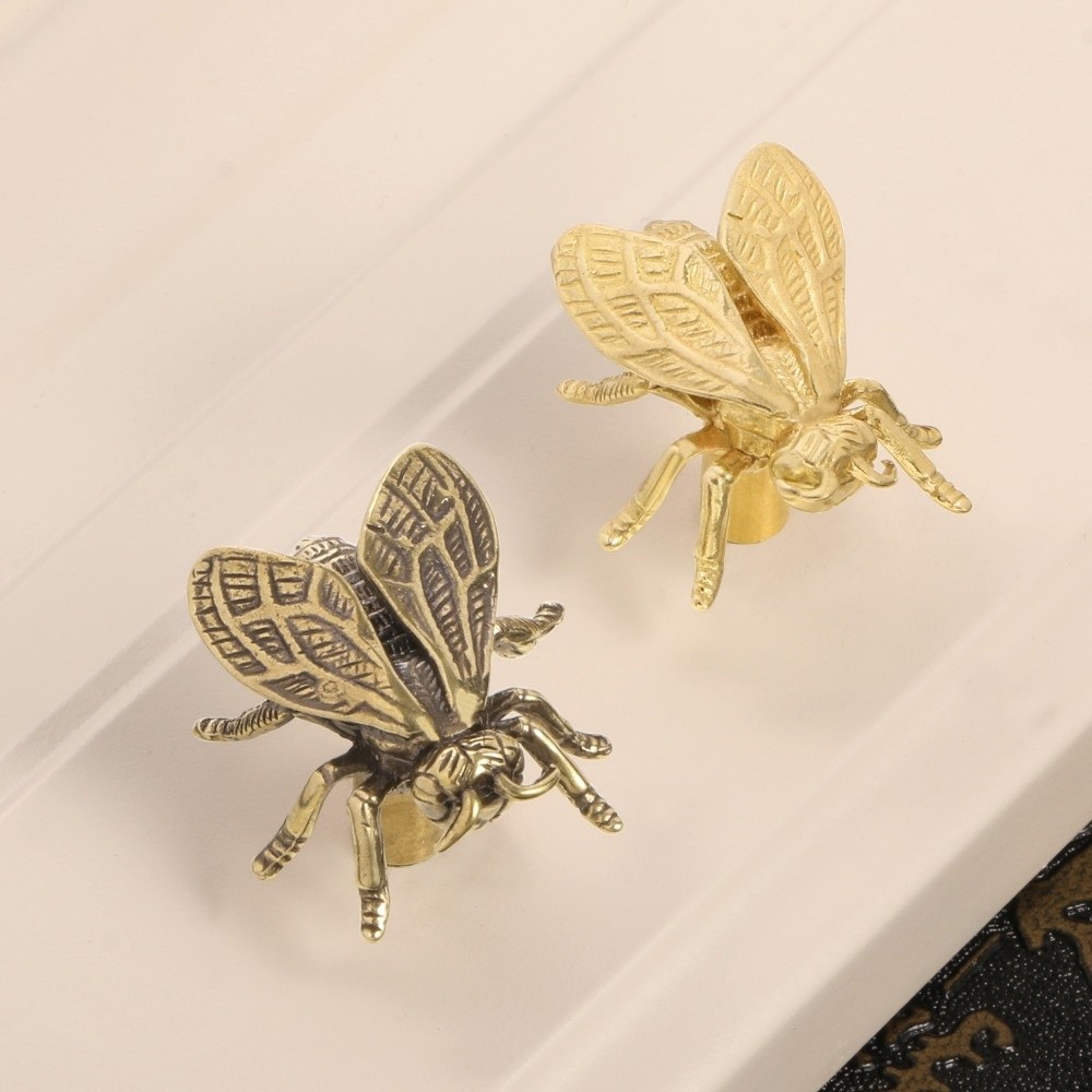 Creative Retro Bee Brass Handl – обзор и цена Vintage Furniture Hardware Pulls