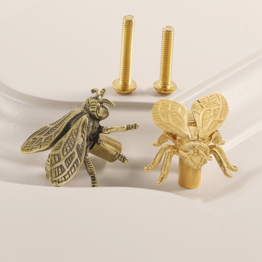 Creative Retro Bee Brass Handl – обзор и цена Vintage Furniture Hardware Pulls